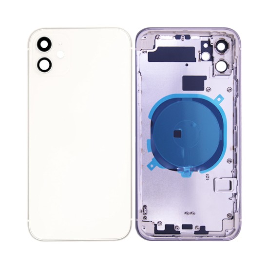 Back Cover+Frame Apple iPhone 11 White Back Cover+Frame Apple iPhone 11 White